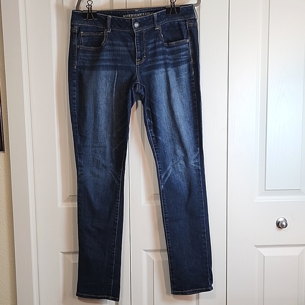 American Eagle Outfitters Kick Boot Stretch Women's Jeans 14 Long